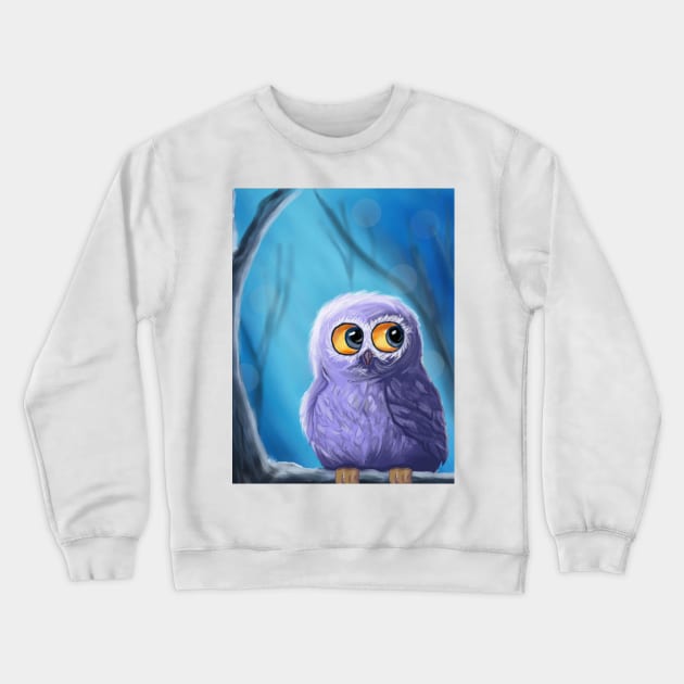 Owl Crewneck Sweatshirt by Dmytro